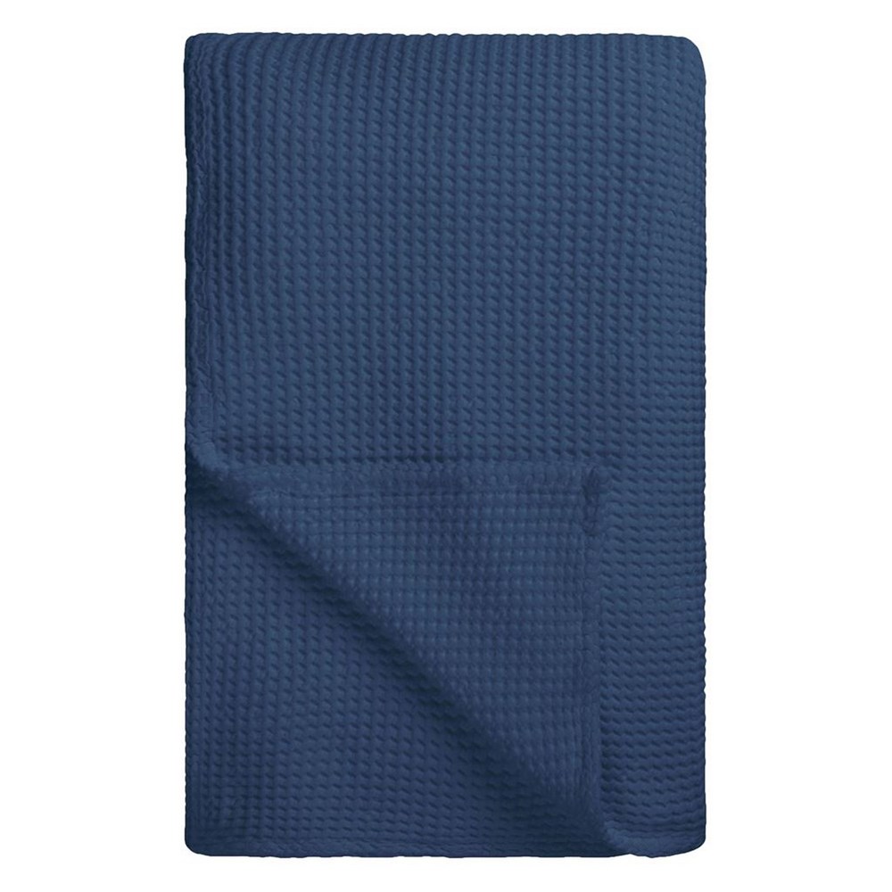 Alba Plain Bed Throw by Designers Guild in Midnight Blue